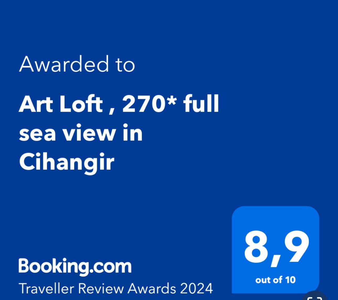 伊斯坦布尔Art Loft , 270* Full Sea View In Cihangir公寓 外观 照片